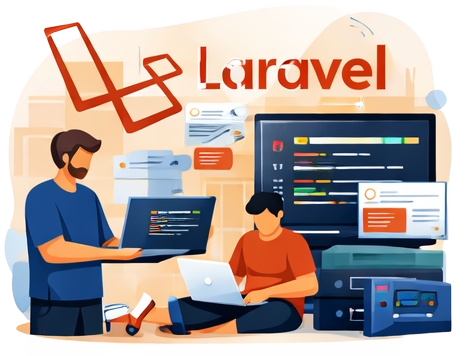 Laravel CI/CD illustration