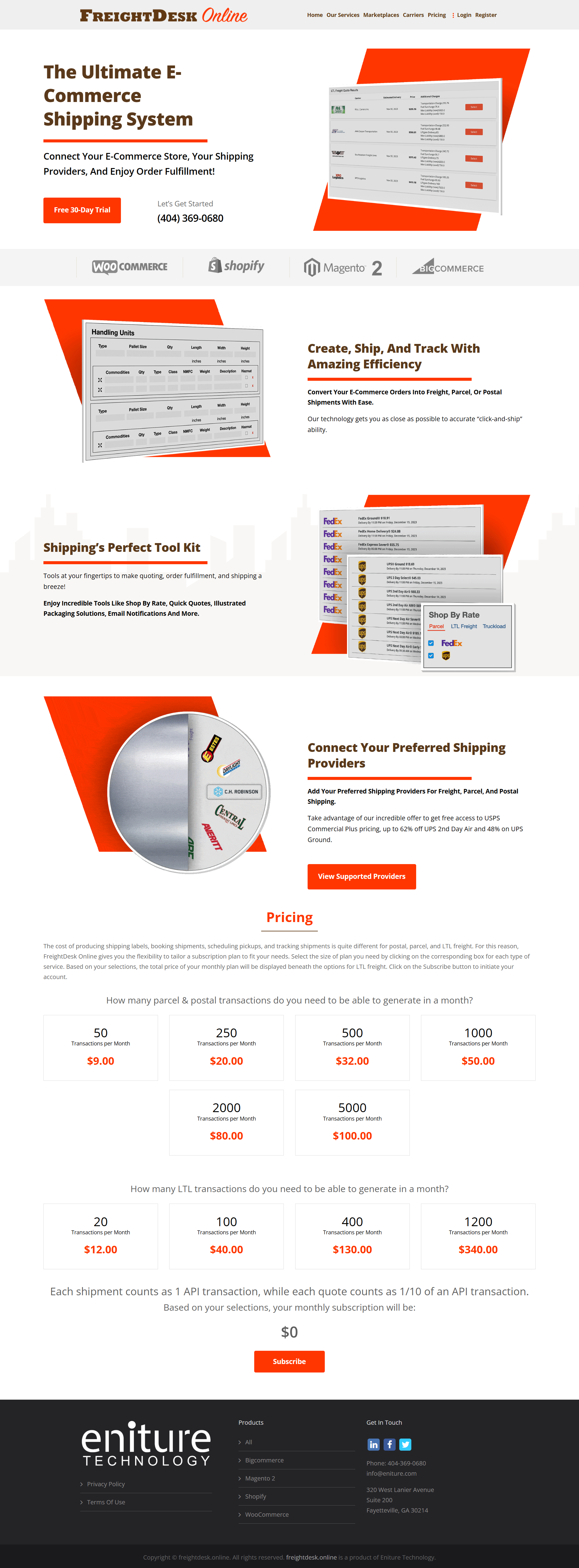 FreightDesk Online Project